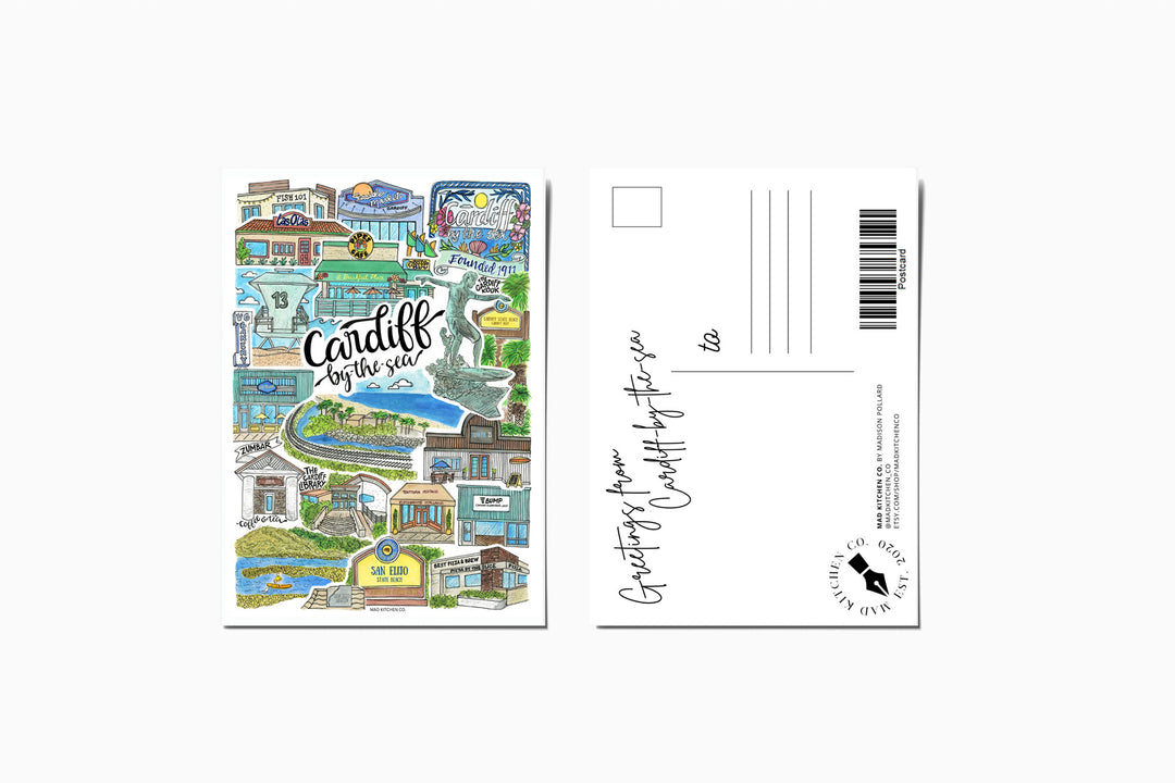 Cardiff - Postcard Postcard Mad Kitchen Co.