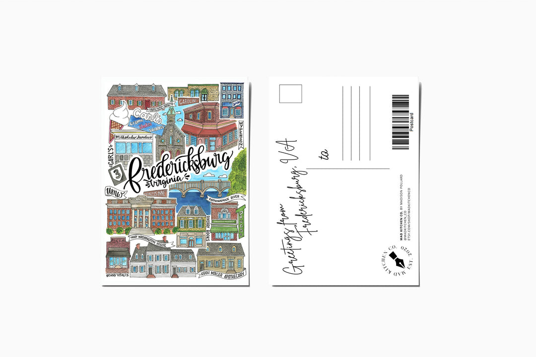 Fredericksburg - Postcard Postcard Mad Kitchen Co.