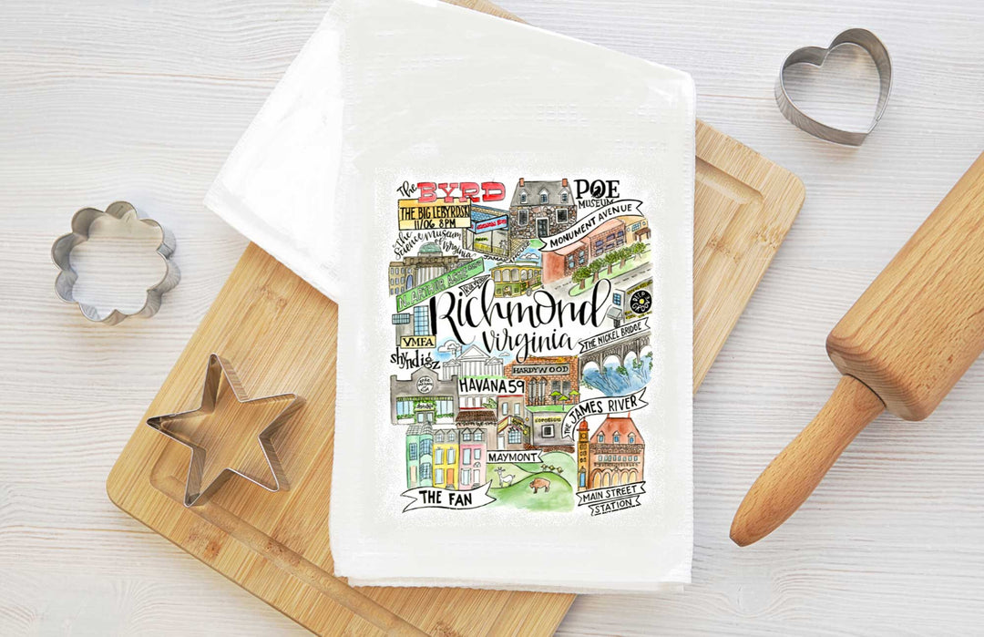 Richmond Classics I - Tea Towel Tea Towel Mad Kitchen Co.
