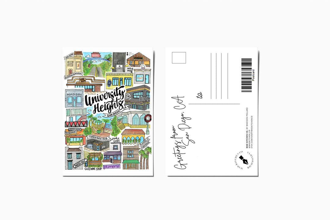 University Heights - Postcard Postcard Mad Kitchen Co.