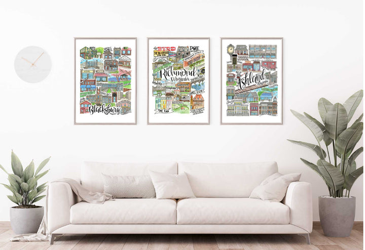 Blacksburg - Prints Print Mad Kitchen Co.