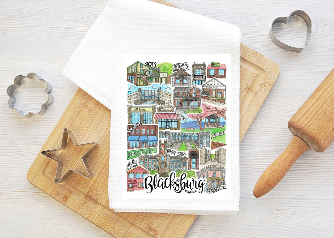 Blacksburg - Tea Towel Tea Towel Mad Kitchen Co.