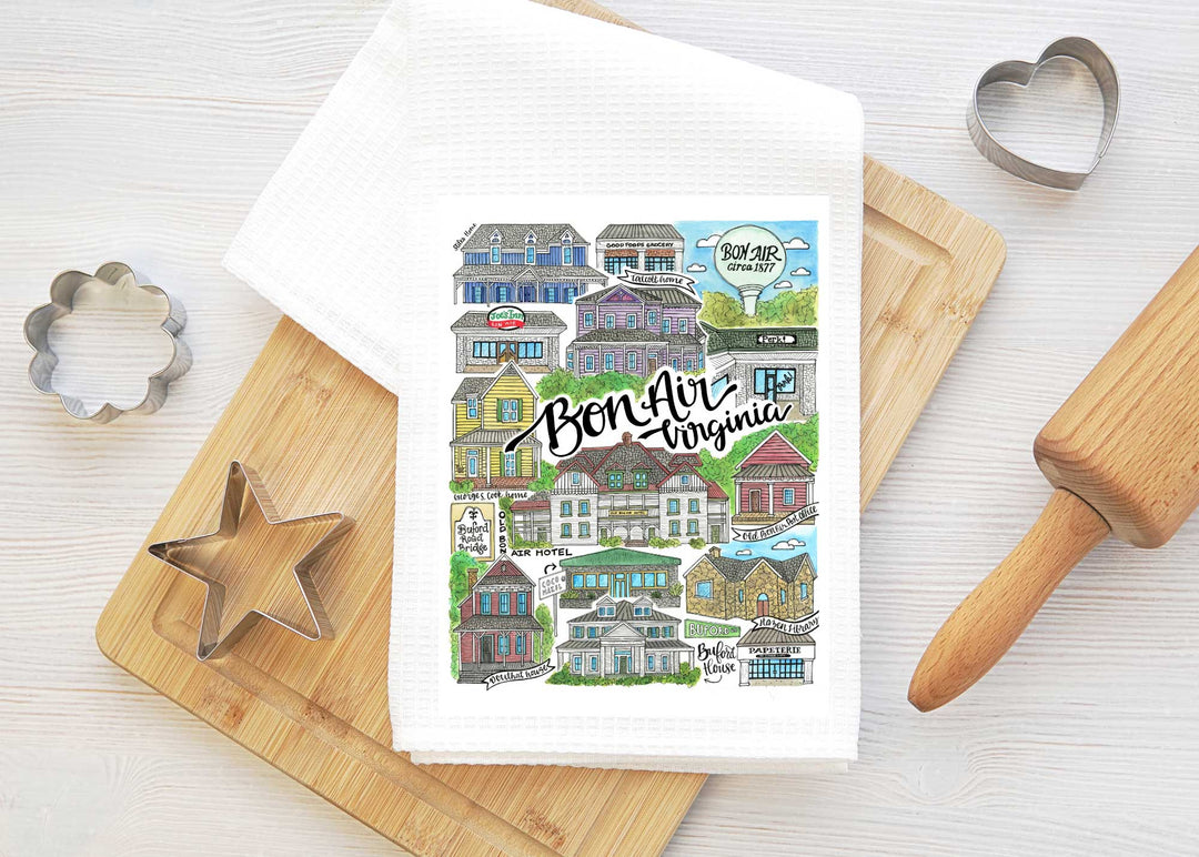 Bon Air - Tea Towel Tea Towel Mad Kitchen Co.