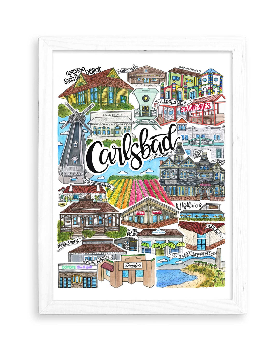 Carlsbad - Prints Print Mad Kitchen Co.