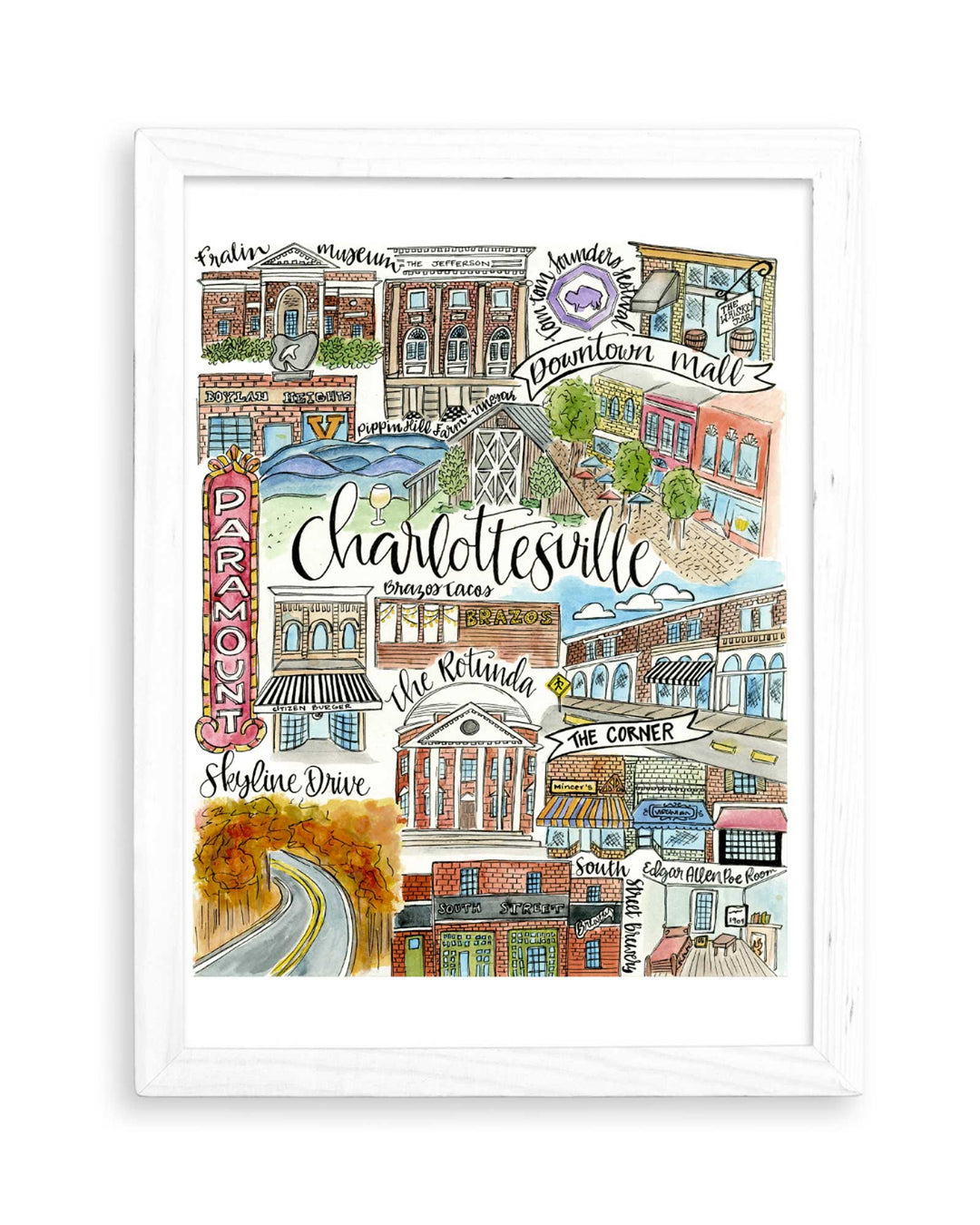 Charlottesville Classics - Prints Print Mad Kitchen Co.