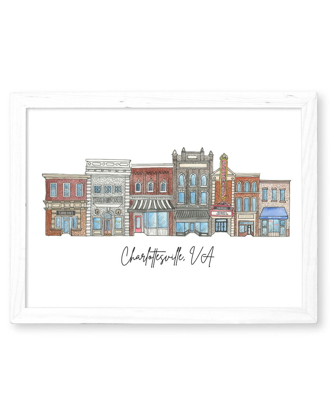 Charlottesville - Downtown C'ville - Prints Print Mad Kitchen Co.