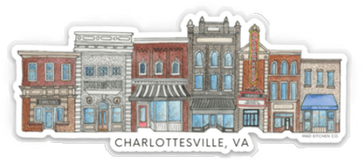Charlottesville - Downtown C'ville - Prints Print Mad Kitchen Co.