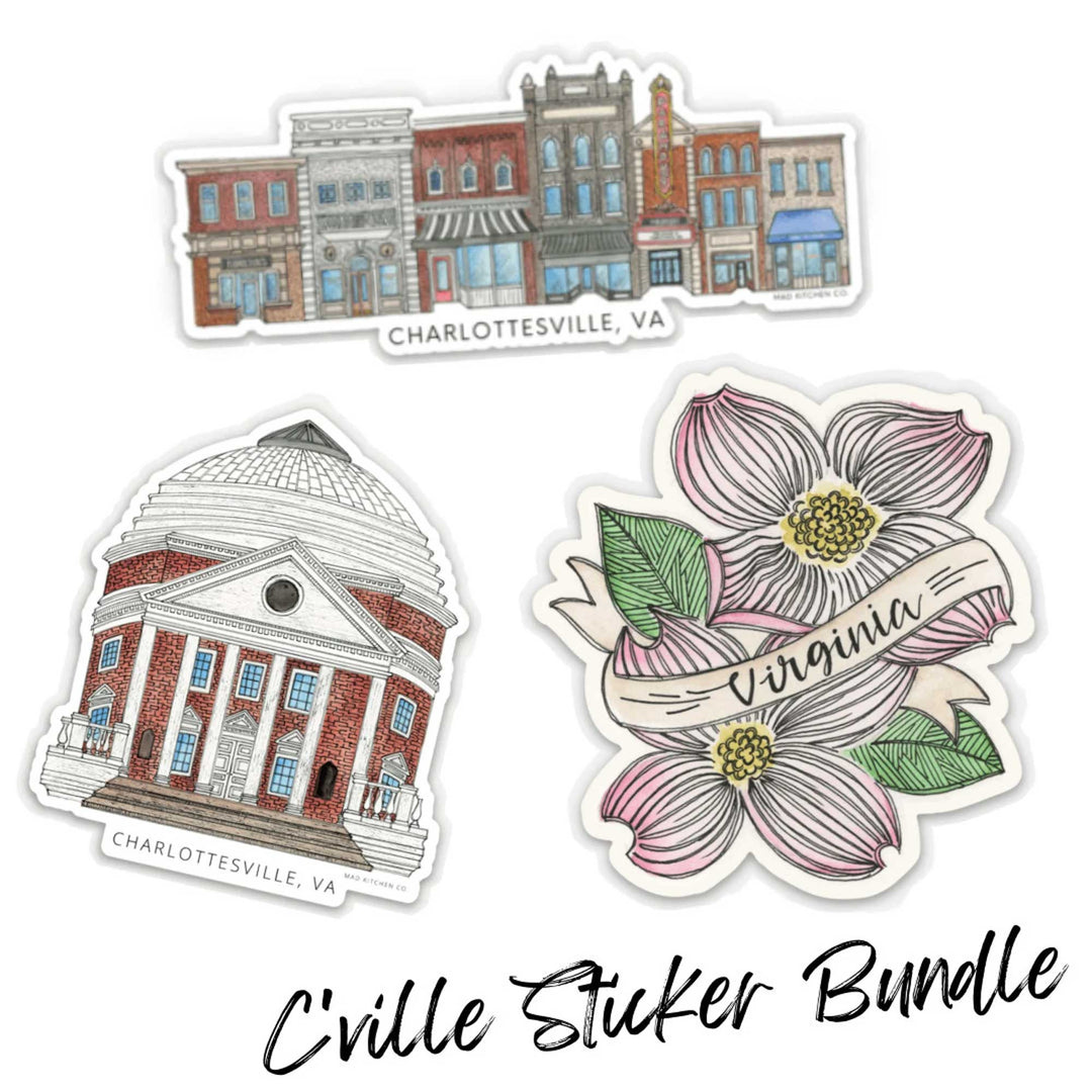 Charlottesville Sticker Pack Sticker Mad Kitchen Co.
