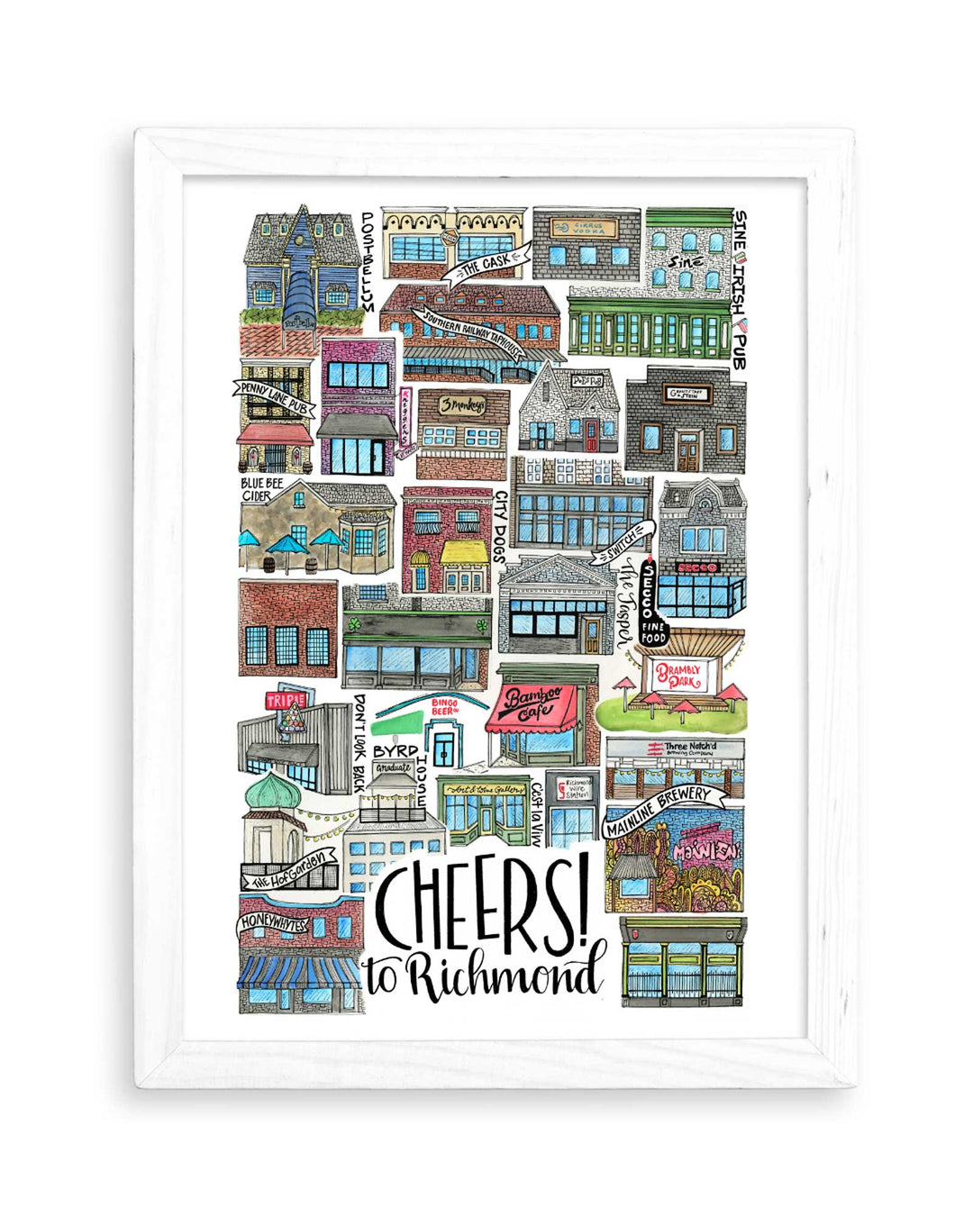 Cheers to Richmond Print Mad Kitchen Co.