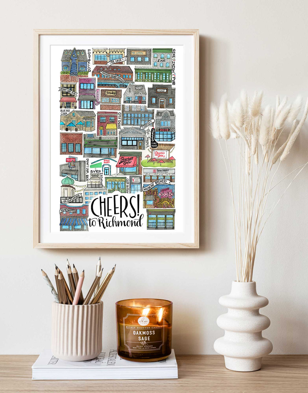 Cheers to Richmond Print Mad Kitchen Co.