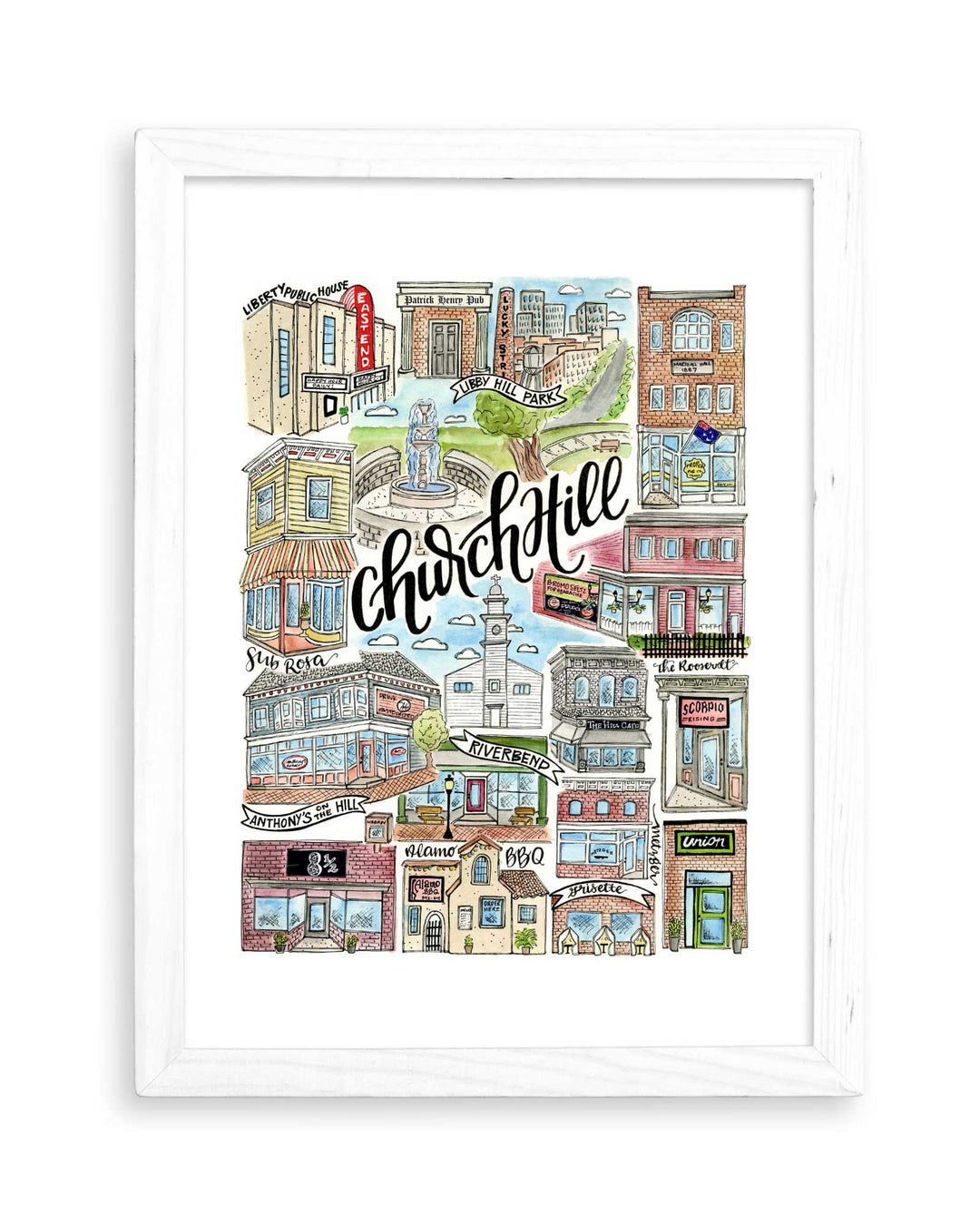 Church Hill - Prints Print Mad Kitchen Co.