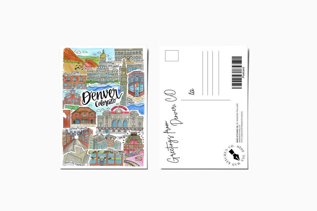 Denver, CO - Postcard Postcard Mad Kitchen Co.