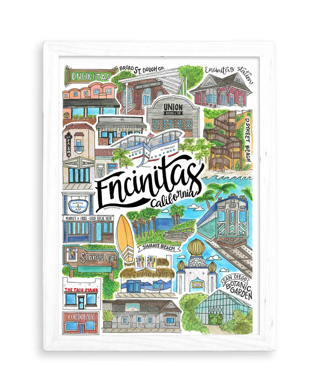 Encinitas - Prints Print Mad Kitchen Co.