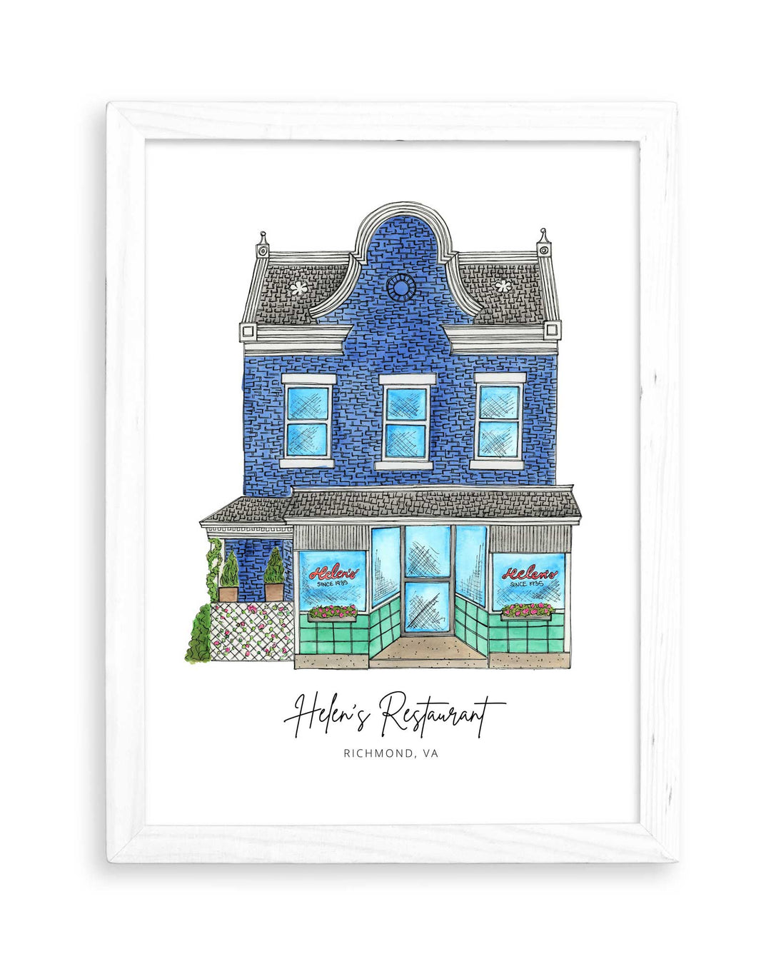 Helen's Restaurant - Print Print Mad Kitchen Co.