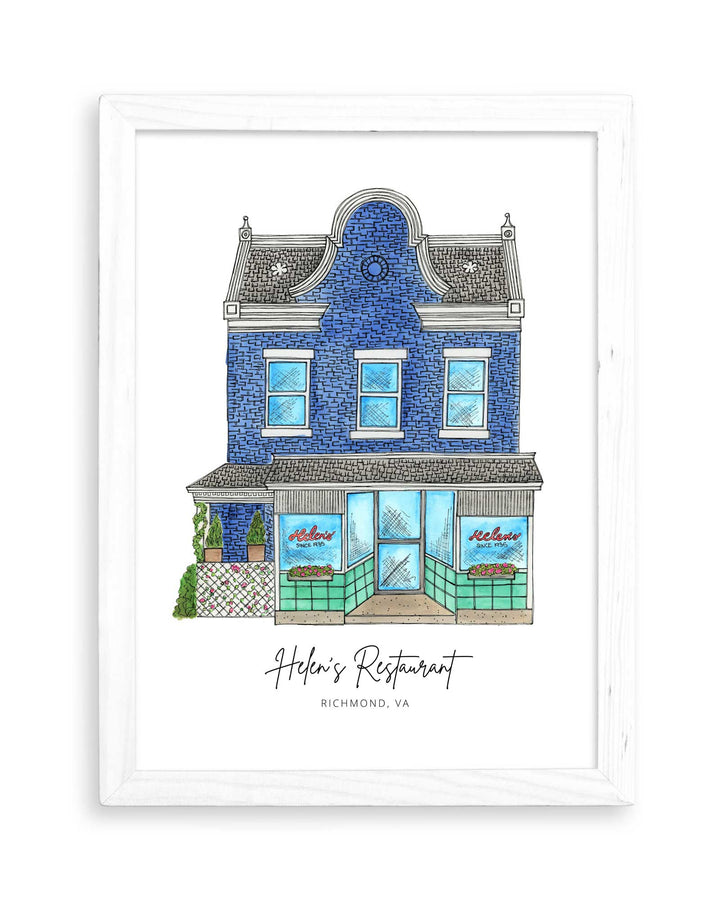 Helen's Restaurant - Print Print Mad Kitchen Co.