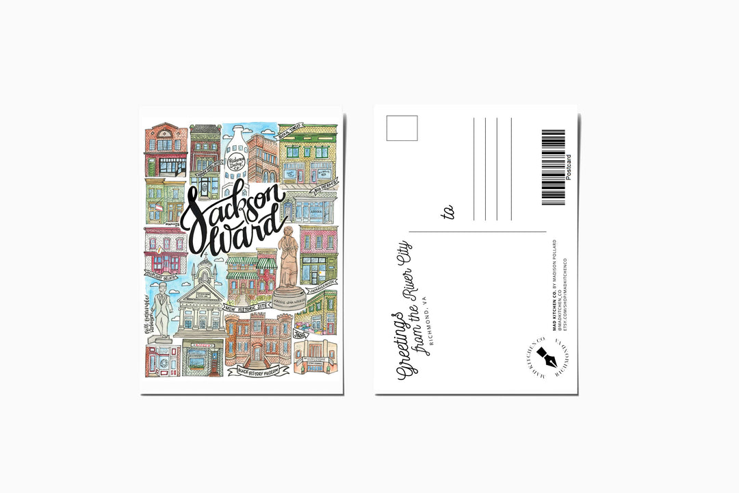 Jackson Ward - Postcard Postcard Mad Kitchen Co.