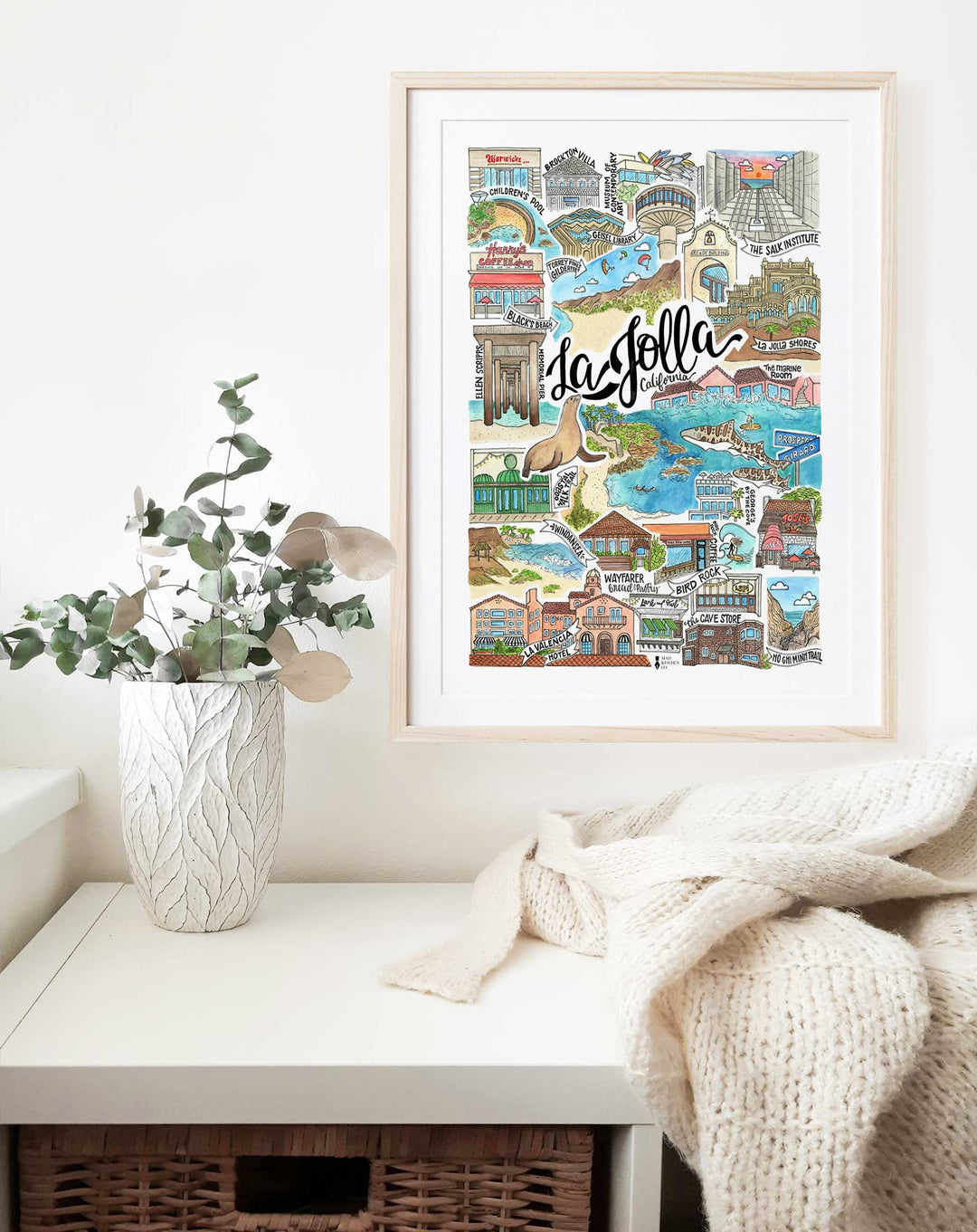 La Jolla - Prints Print Mad Kitchen Co.