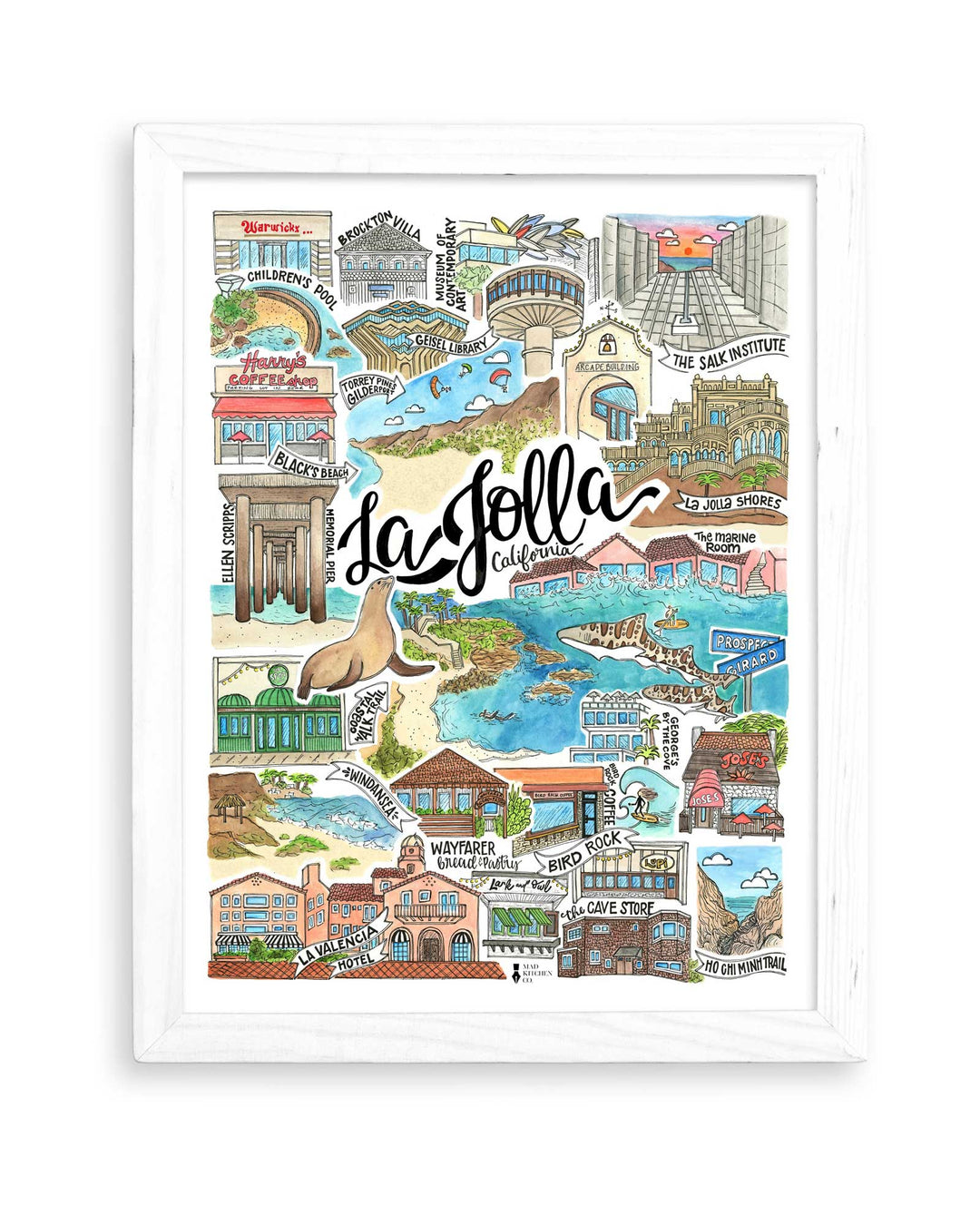 La Jolla - Prints Print Mad Kitchen Co.