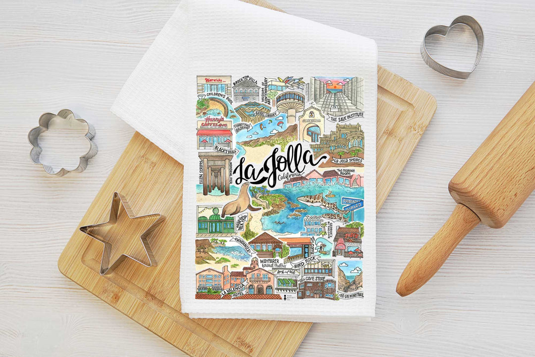 La Jolla - Tea Towel Tea Towel Mad Kitchen Co.
