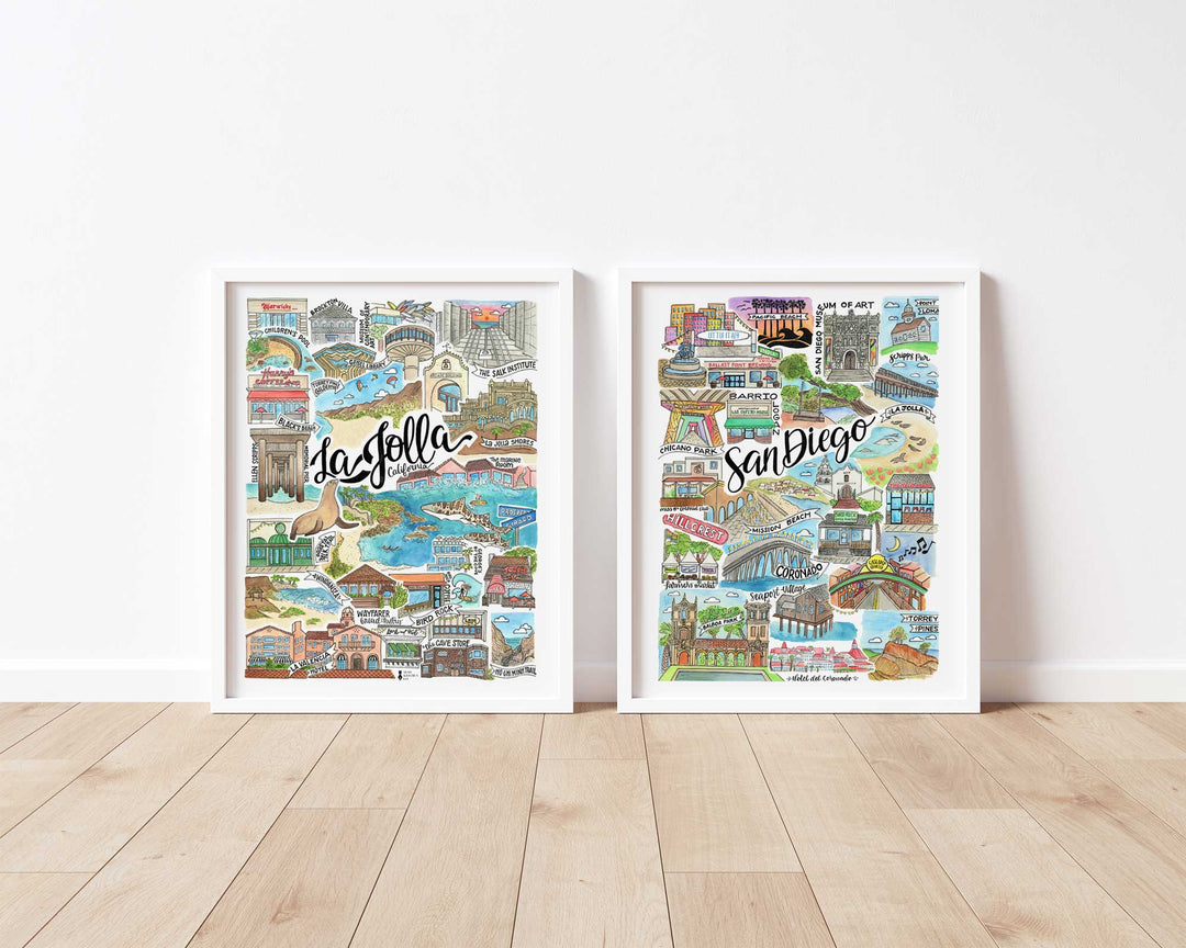 La Jolla - Prints Print Mad Kitchen Co.