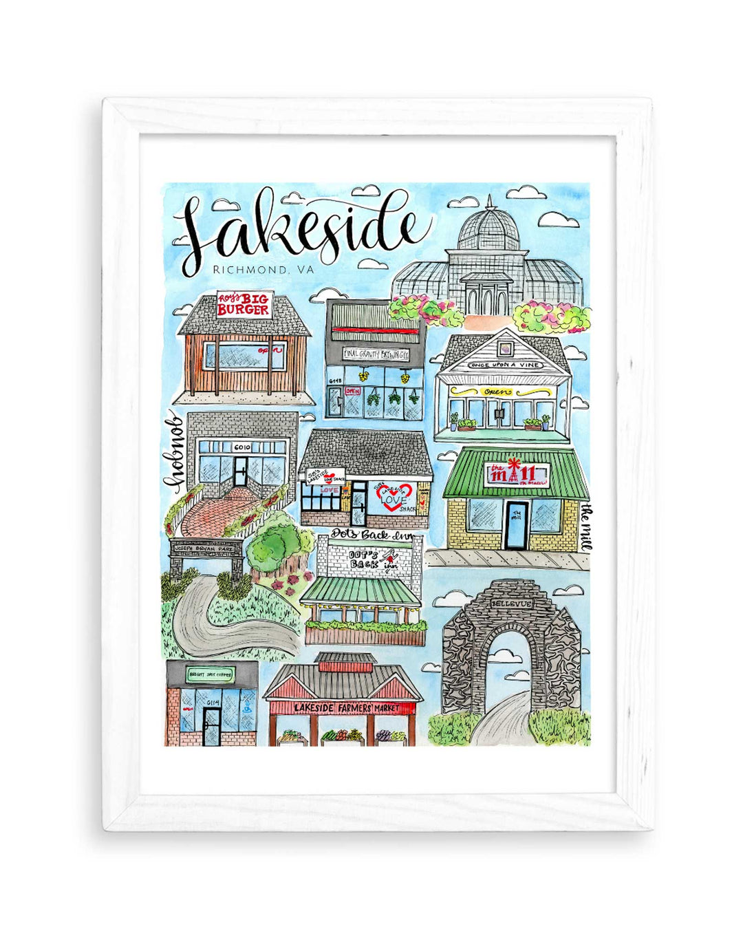 Lakeside I - Prints Print Mad Kitchen Co.