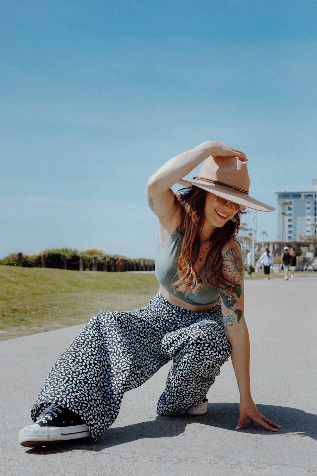 Rae of Sunshine Palazzo Pants Pants Mad Kitchen Co.