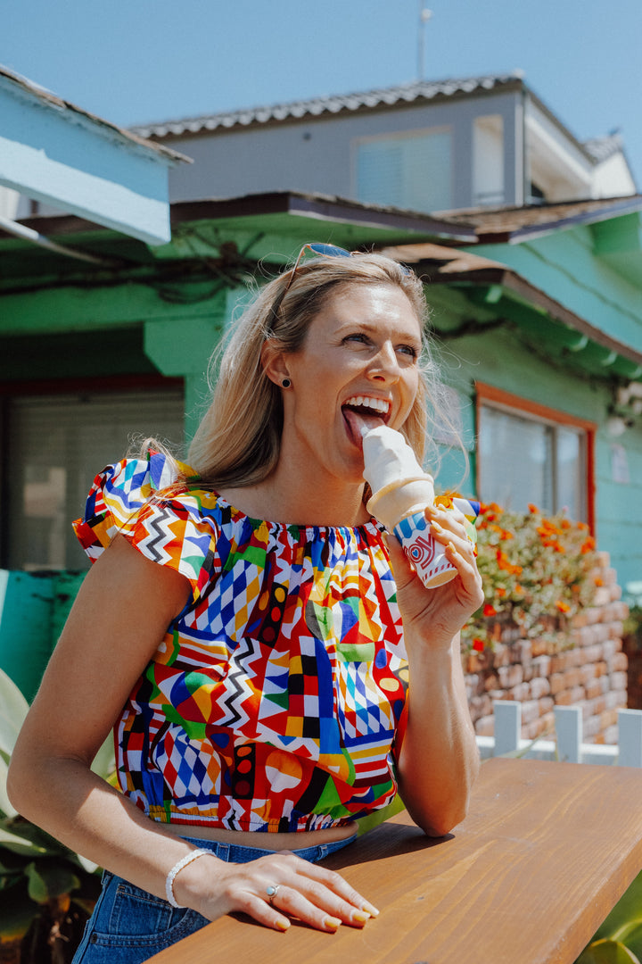 Josephine Crop Top Tops Mad Kitchen Co.