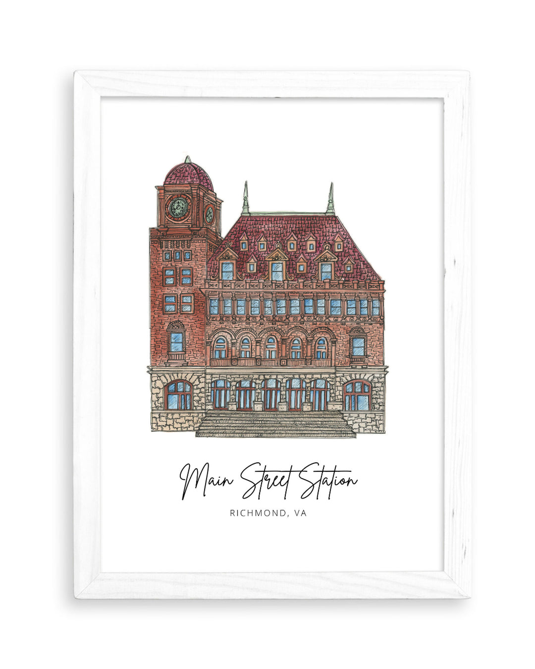 Main Street Station - Prints Print Mad Kitchen Co.