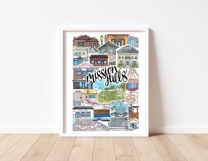 Mission Hills - Prints Print Mad Kitchen Co.