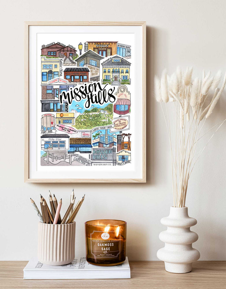 Mission Hills - Prints Print Mad Kitchen Co.