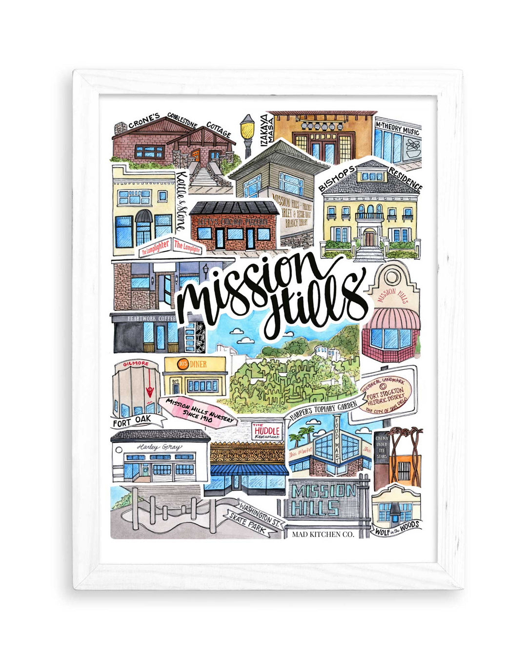 Mission Hills - Prints Print Mad Kitchen Co.