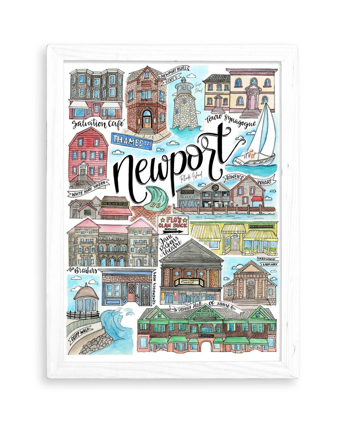 Newport - Prints Print Mad Kitchen Co.