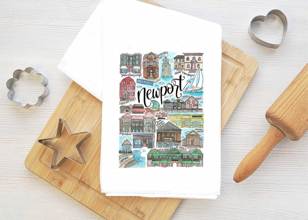 Newport - Tea Towel Tea Towel Mad Kitchen Co.
