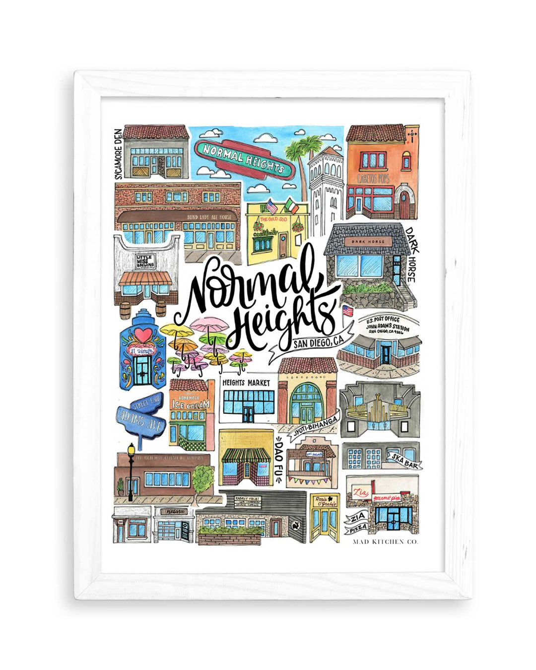 Normal Heights - Prints Print Mad Kitchen Co.