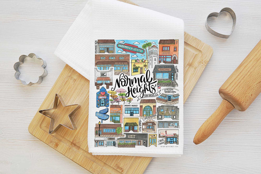 Normal Heights - Tea Towel Tea Towel Mad Kitchen Co.