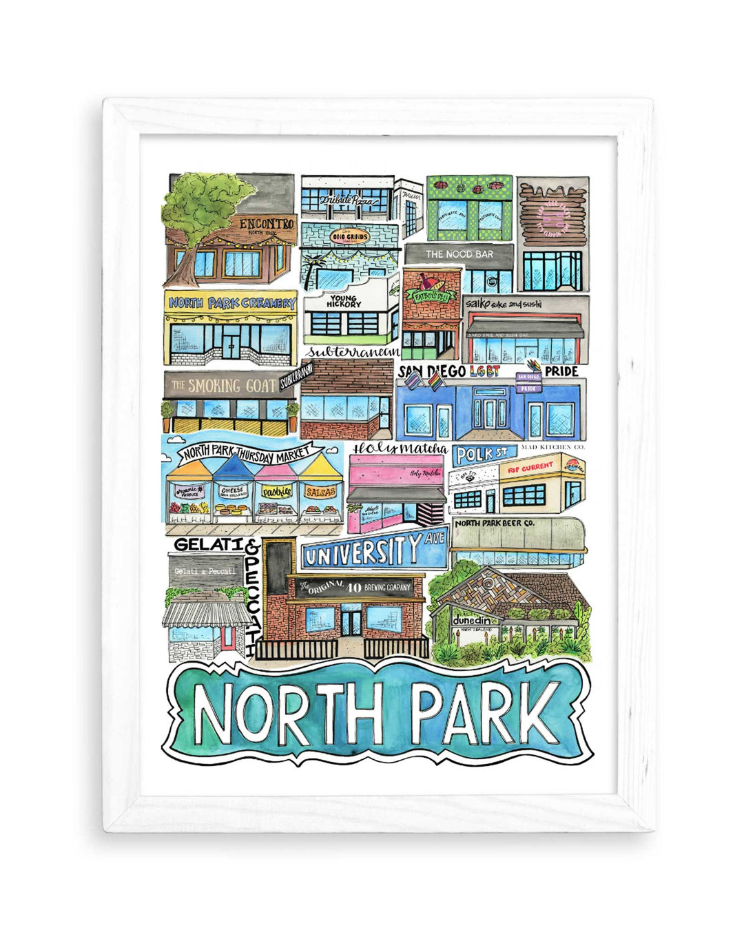 North Park II - Prints Print Mad Kitchen Co.