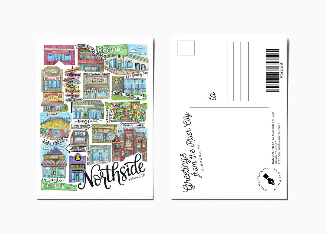 Northside - Postcard Postcard Mad Kitchen Co.