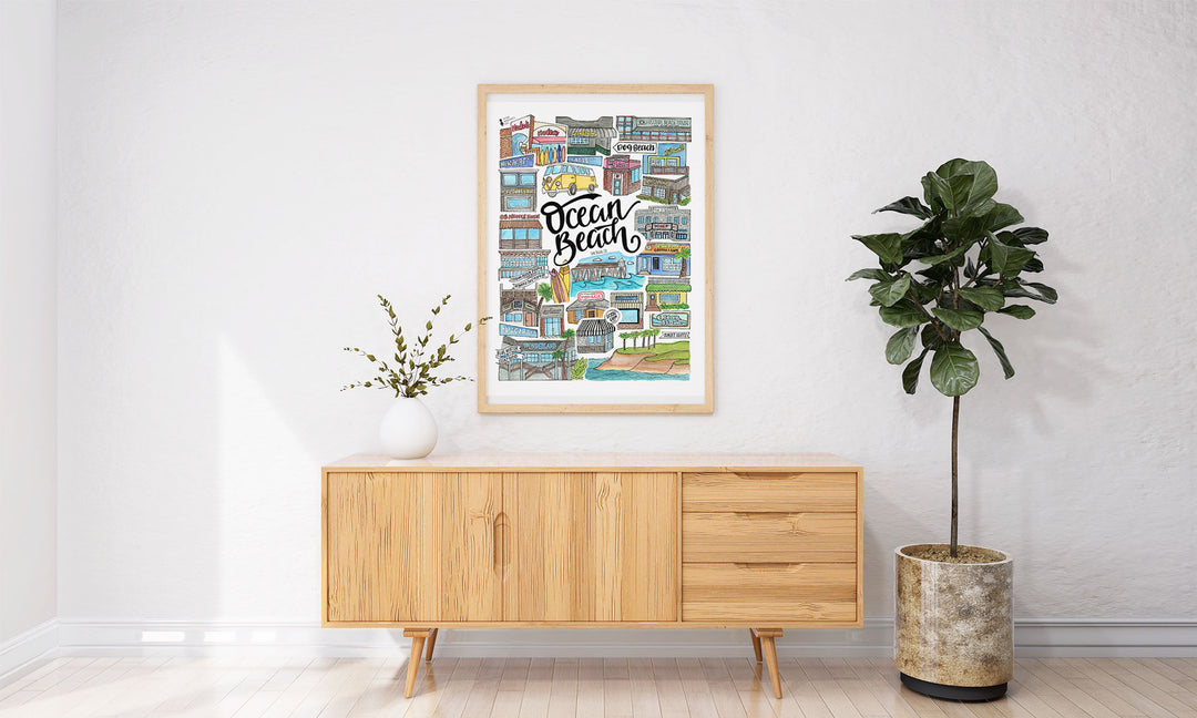 Ocean Beach - Prints Print Mad Kitchen Co.