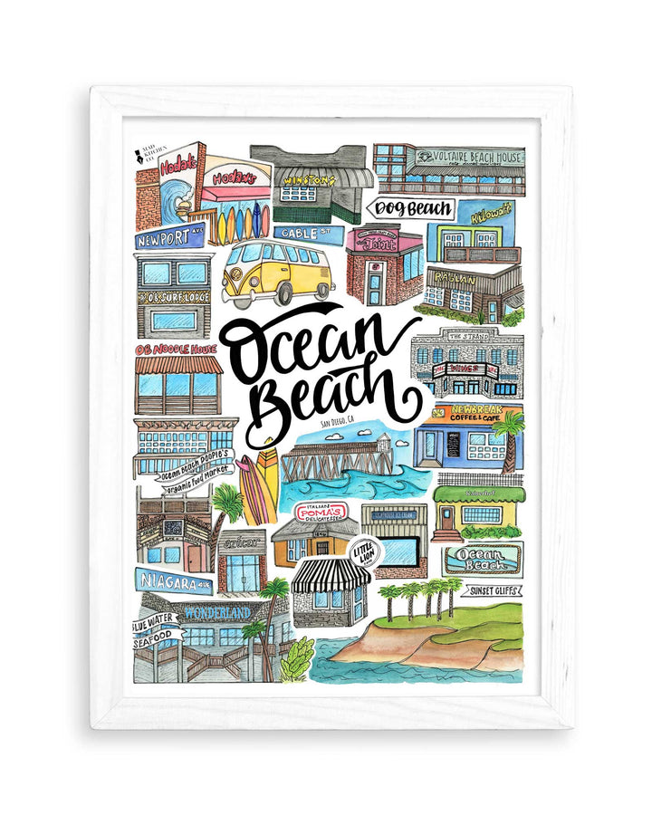 Ocean Beach - Prints Print Mad Kitchen Co.