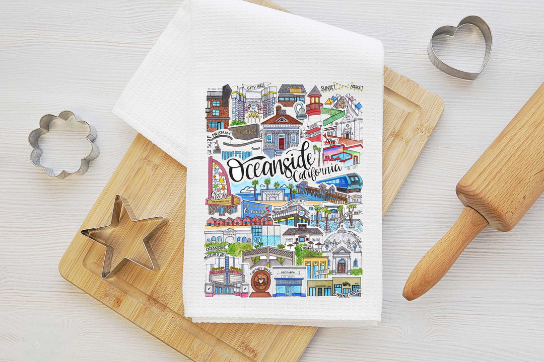 Oceanside - Tea Towel Tea Towel Mad Kitchen Co.