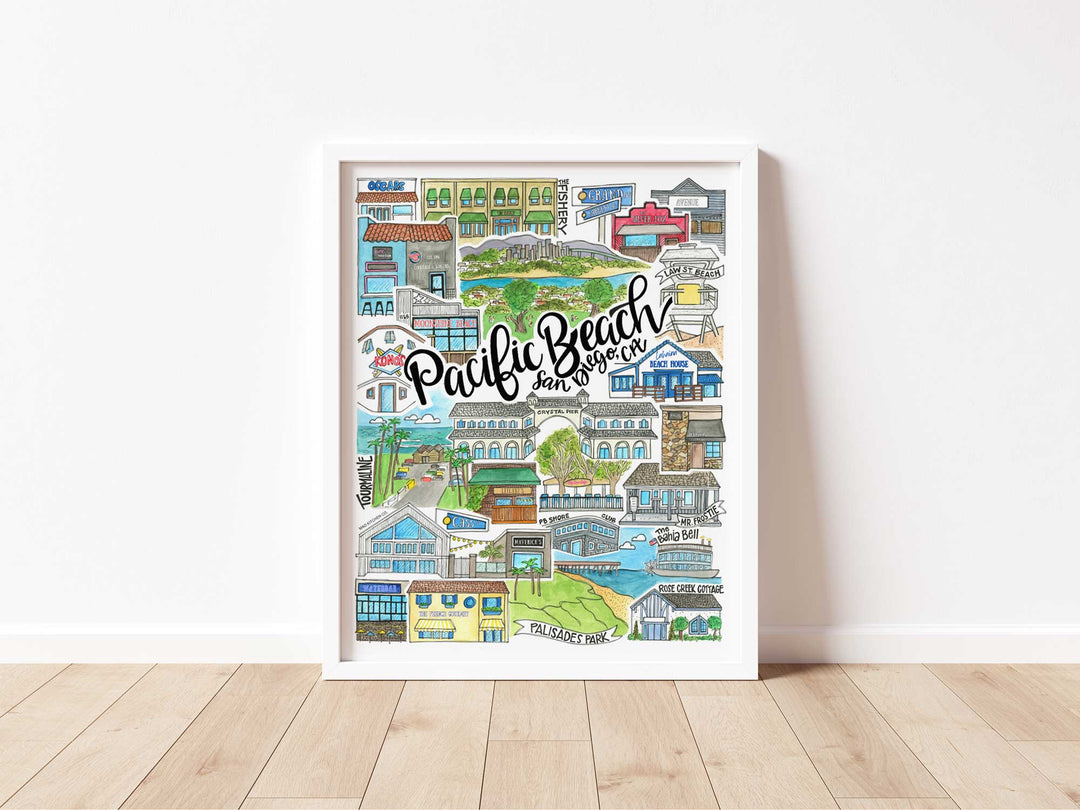 Pacific Beach - Prints Print Mad Kitchen Co.