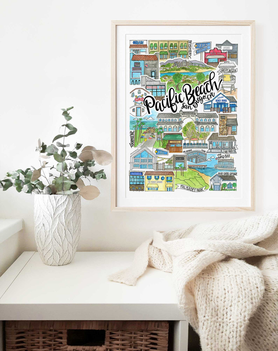 Pacific Beach - Prints Print Mad Kitchen Co.