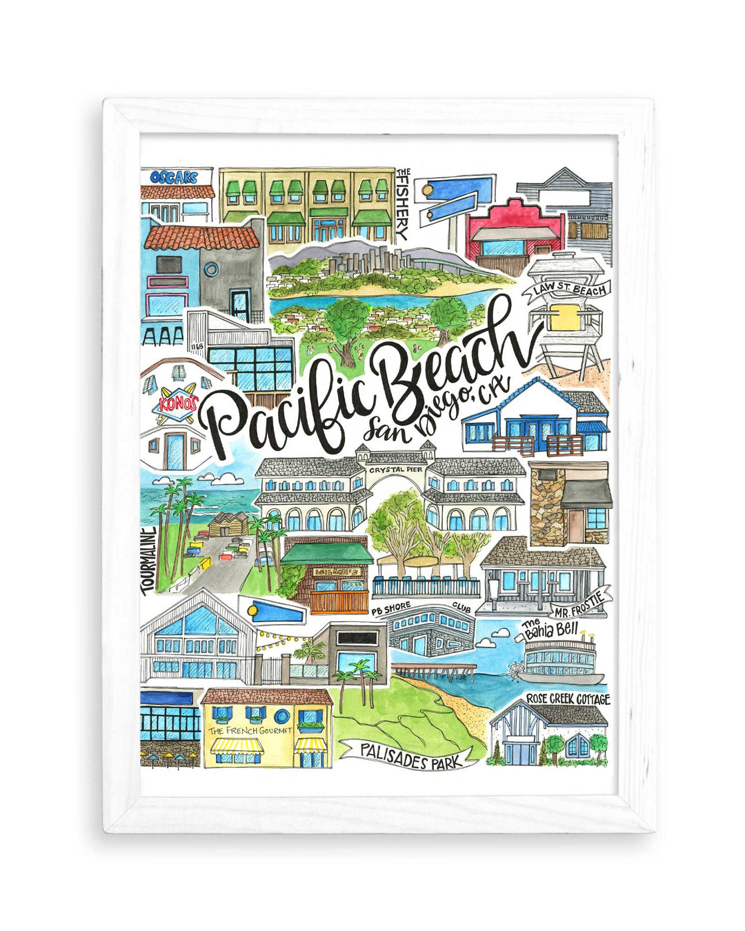Pacific Beach - Prints Print Mad Kitchen Co.