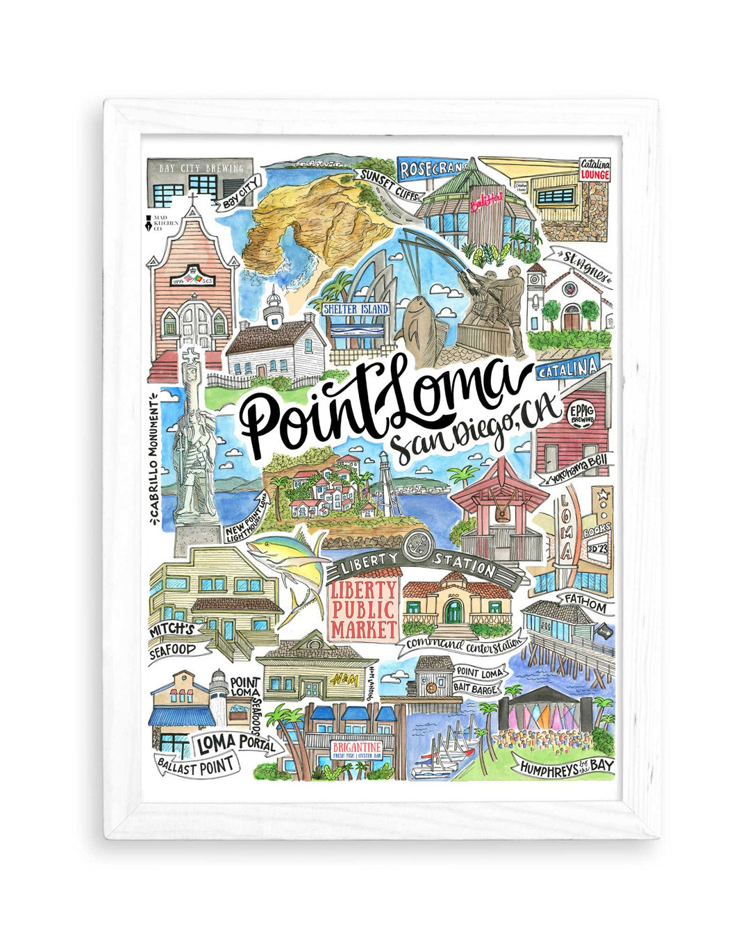 Point Loma - Prints Print Mad Kitchen Co.