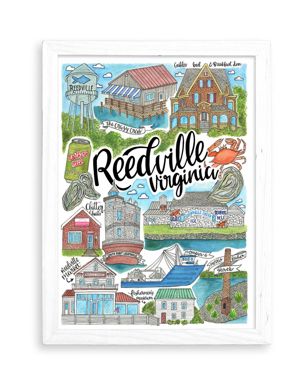 Reedville - Prints Print Mad Kitchen Co.
