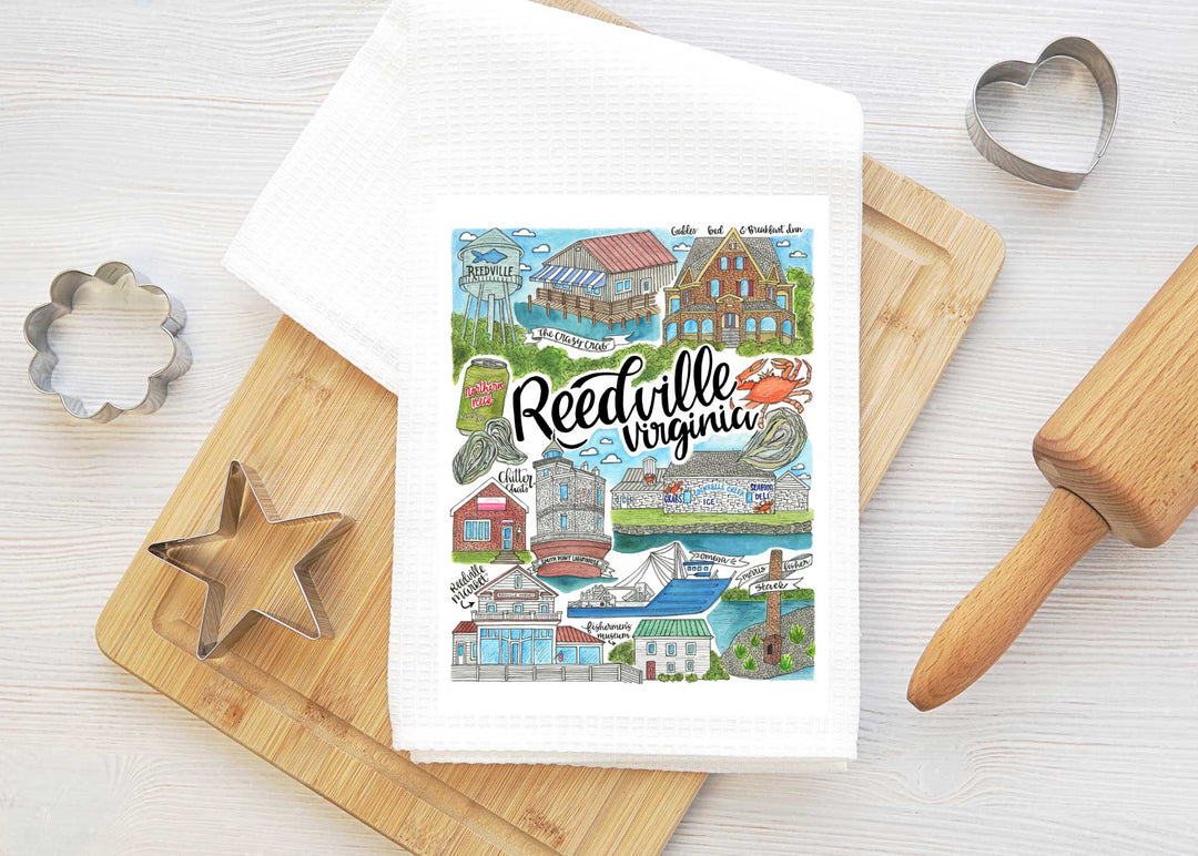 Reedville - Tea Towel Tea Towel Mad Kitchen Co.