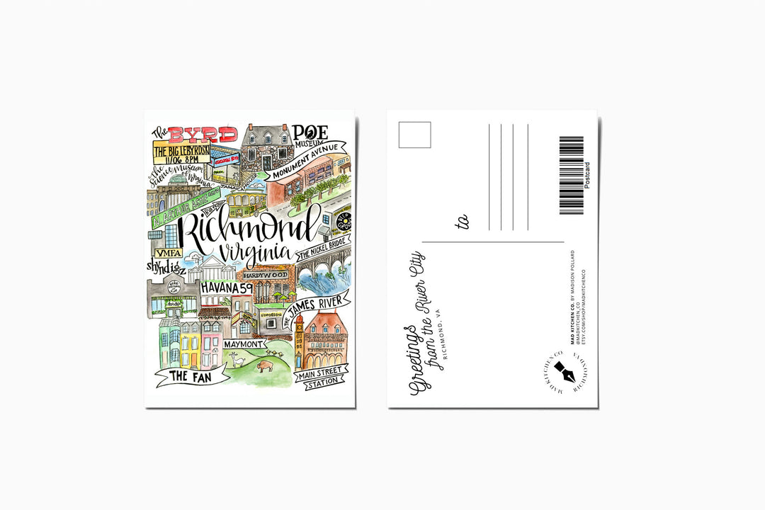 Richmond Classics I - Postcard Postcard Mad Kitchen Co.
