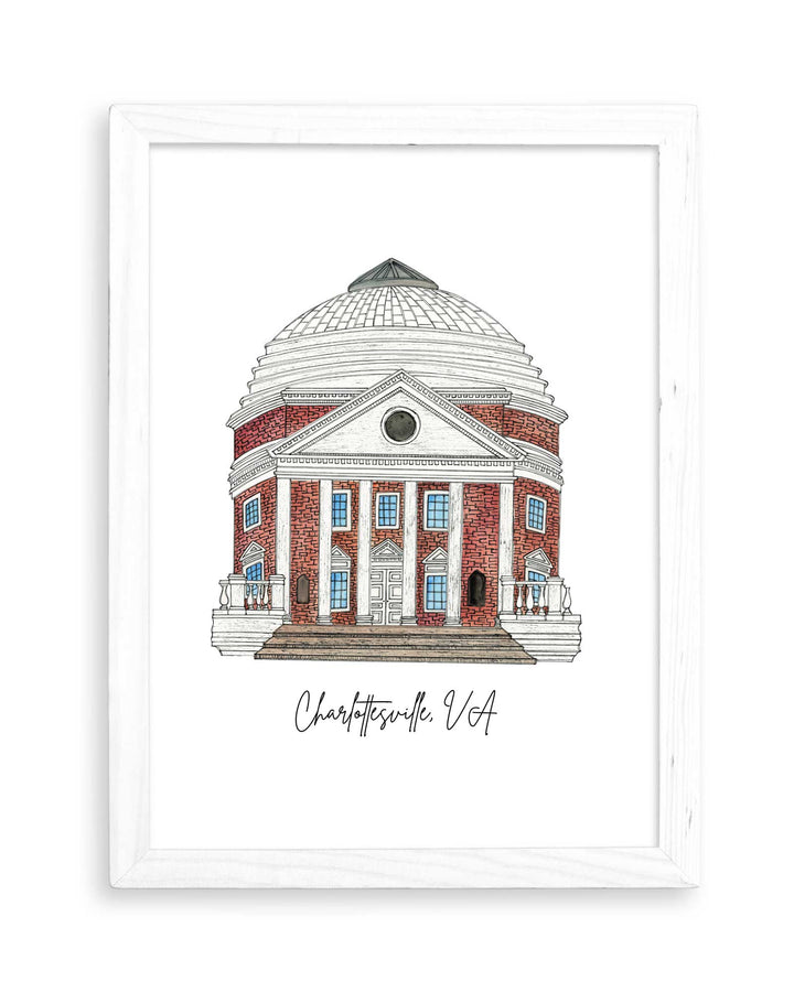Charlottesville - The Rotunda - Print Print Mad Kitchen Co.
