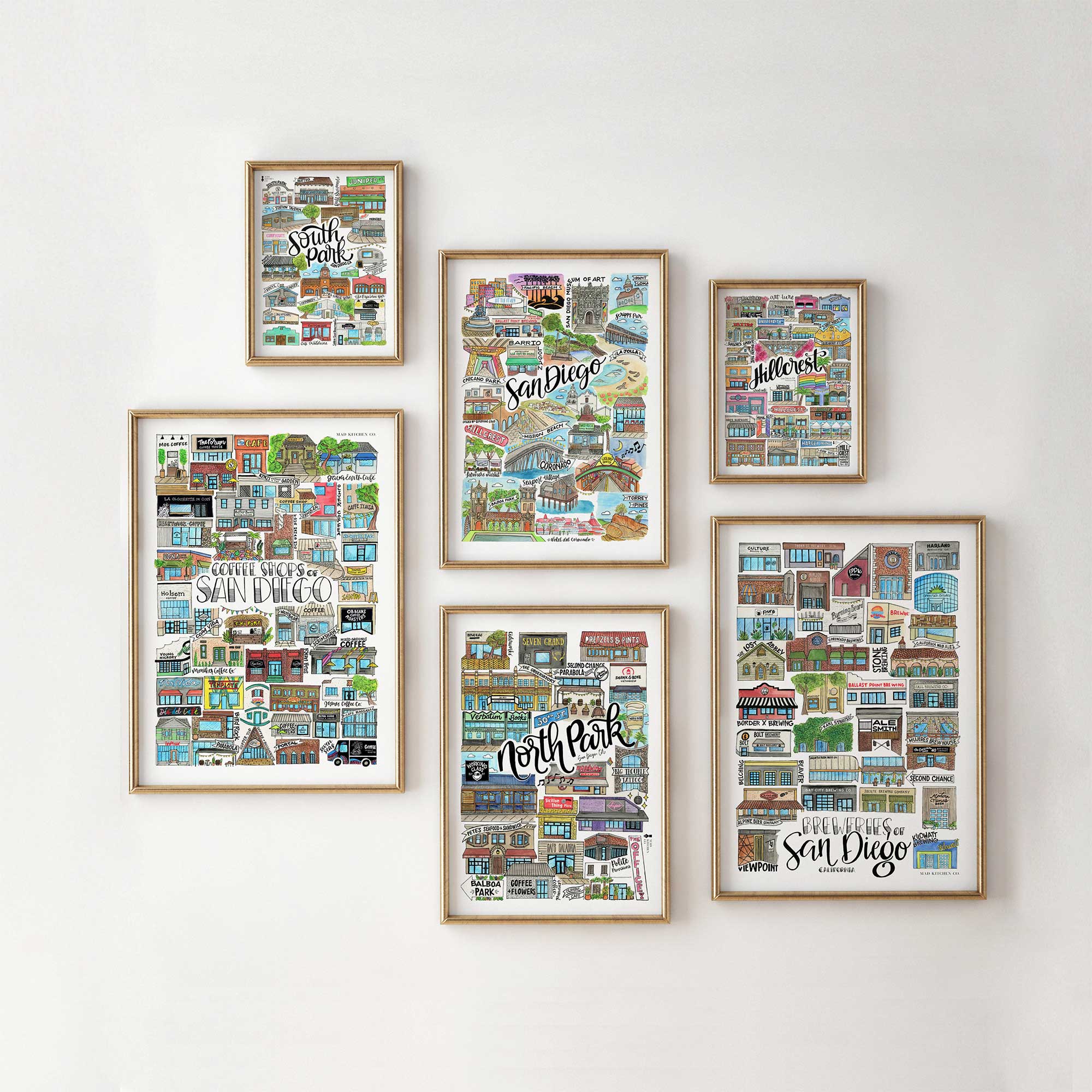 San Diego Classics - Prints – Mad Kitchen Co.