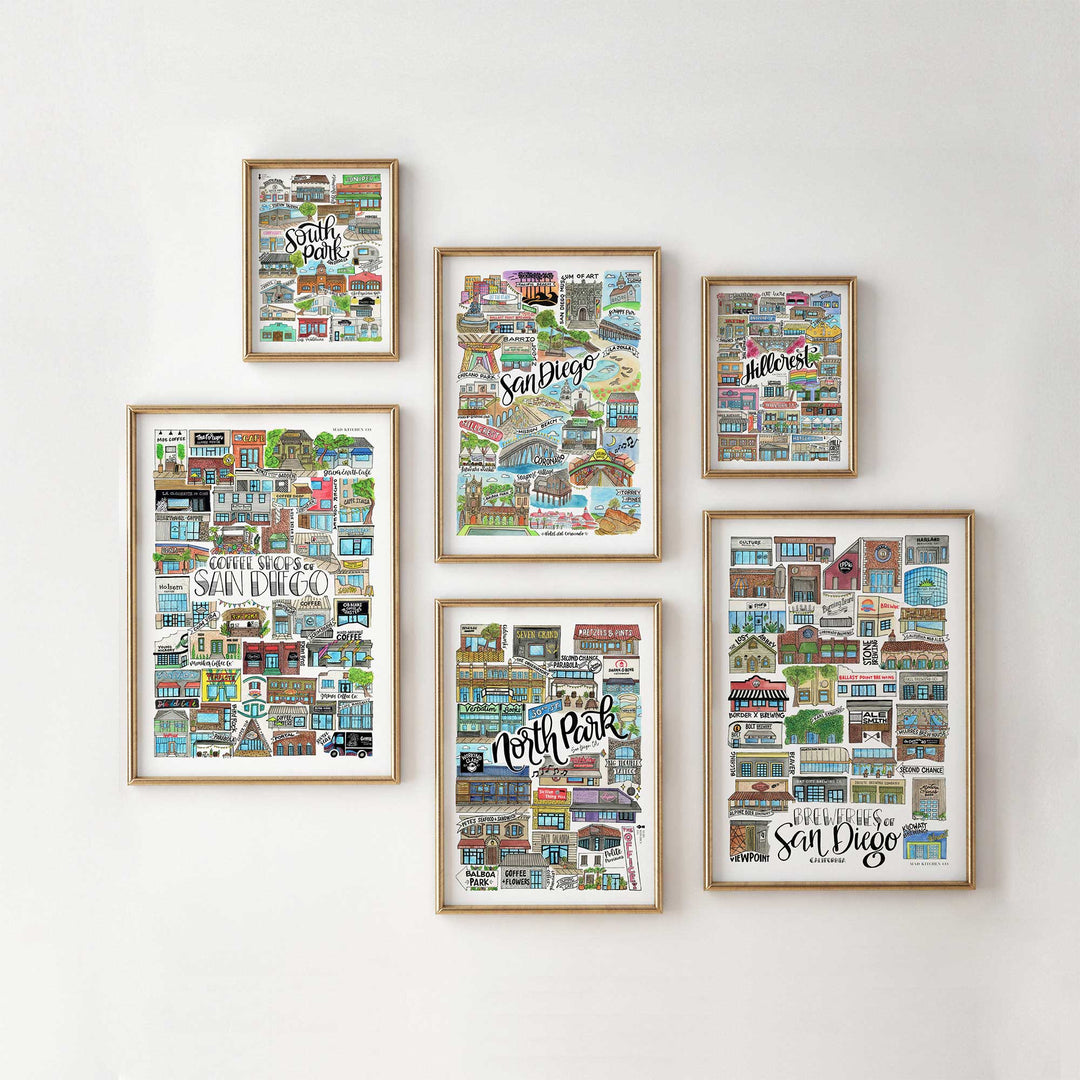 San Diego Classics - Prints Print Mad Kitchen Co.